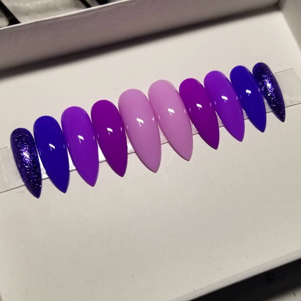 PURPLE OMBRE PRESS ON NAILS